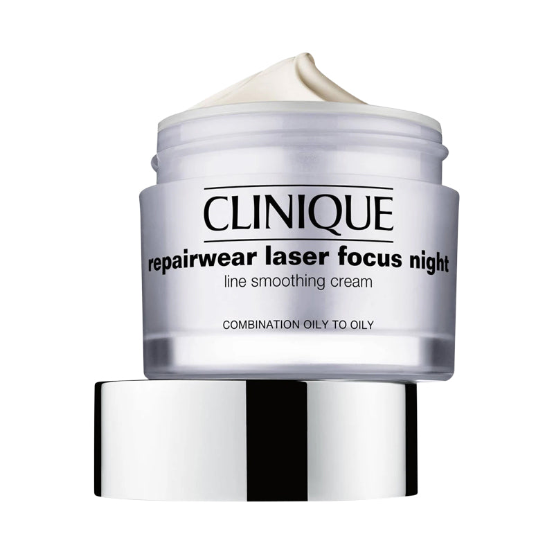 Clinique Repairwear Laser Focus Night Line Smoothing Cream 50ml - Combination Oily to Oily