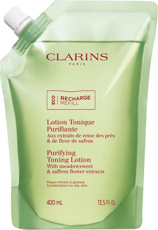 Clarins Purifying Toning Lotion Navulverpakking 400ml - Combination to Oily Skin