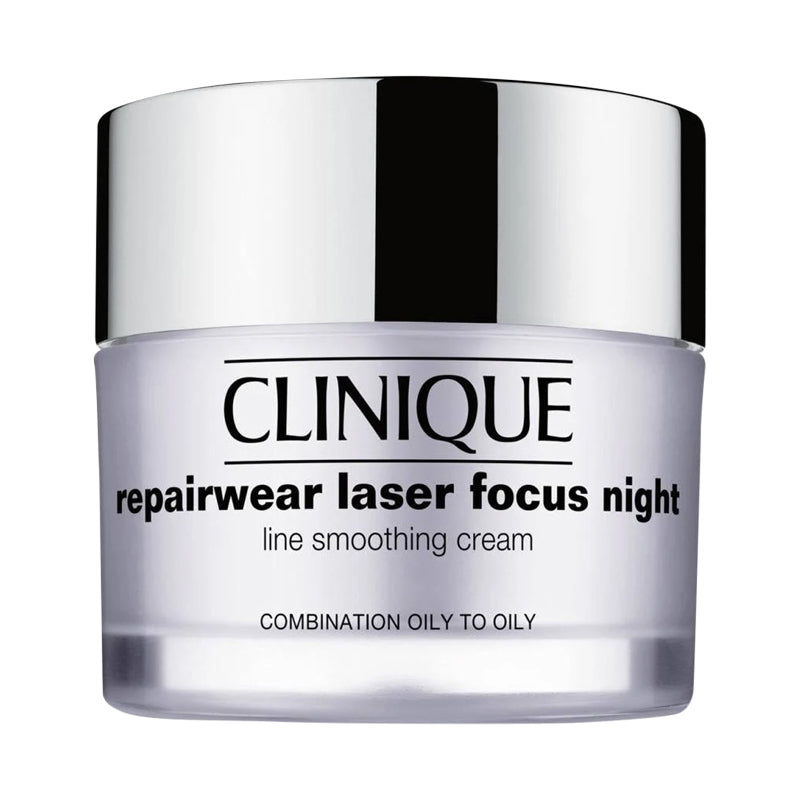 Clinique Repairwear Laser Focus Night Line Smoothing Cream 50ml - Combination Oily to Oily