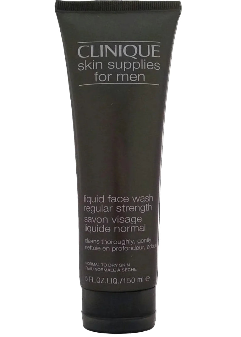 Clinique Skin Supplies for Men Liquid Face Wash Regular Strength 150ml