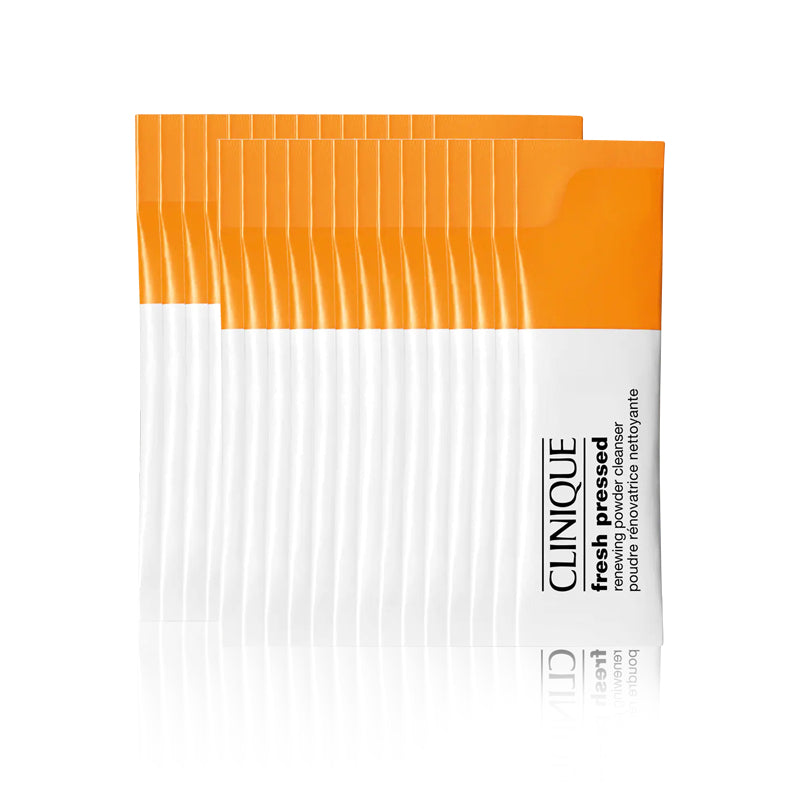 Clinique Fresh Pressed Renewing Powder Cleanser 28 packets/0.5g each