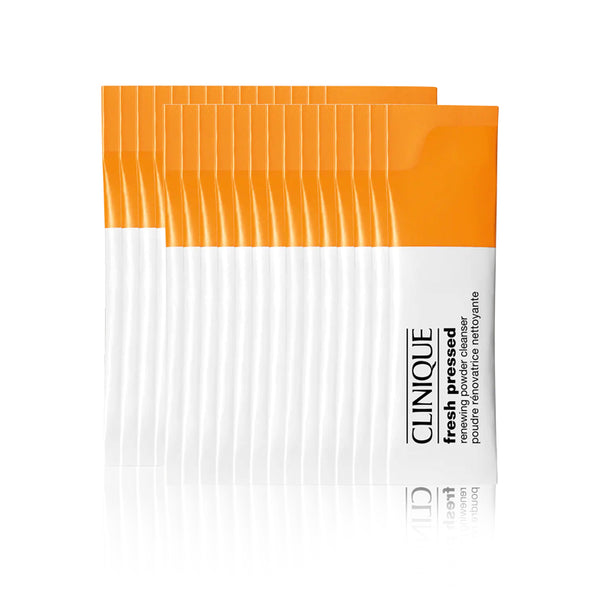 Clinique Fresh Pressed Renewing Powder Cleanser 28 packets/0.5g each